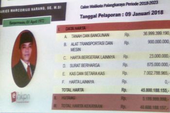 Aries Narang calon terkaya di pilkada se-Kalteng