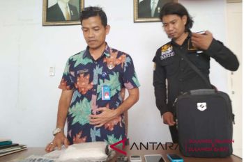 BNN Sulbar gagalkan pengiriman 1,5 kilogram sabu-sabu