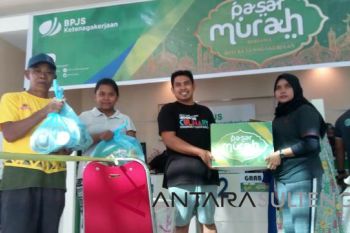 Pasar murah BPJS Ketenagakerjaan Palu sebar 500 paket (vidio)