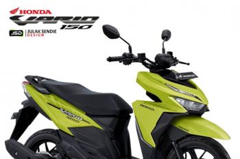 All New Honda Vario 150 diluncurkan serentak di tiga lokasi.