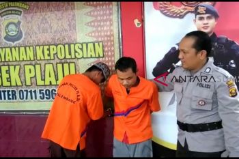 Polsek Plaju tangkap dua spesialis curanmor