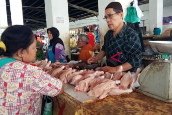 Harga ayam potong di Palembang sentuh Rp42.000/Kg