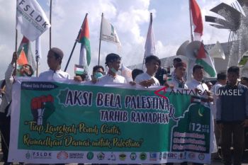 Jurnalis Palestina ke Palembang galang dukungan