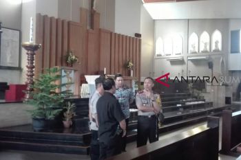 Kapolda Sumsel pantau Gereja Katolik Santo Yoseph