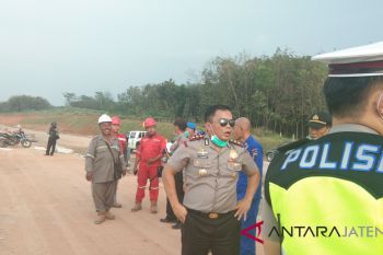 Polres Batang survei jalur tol Batang-Semarang