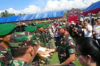 500 Personel Yonif 711/Raksatama Palu amankan perbatasan RI