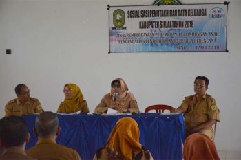 DP3P2KB Sinjai sosialisasi pemutakhiran data keluarga