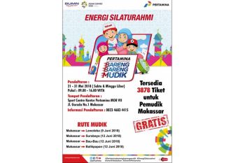 Pertamina siapkan 3.878 tiket mudik gratis