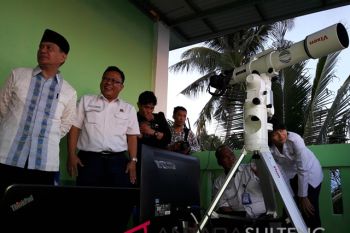 Hilal di Palu terlihat tiga derajat