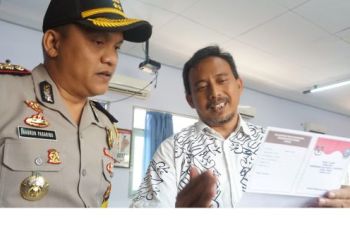 Kapolres Madiun Kota Cek Logistik Pilkada 2018