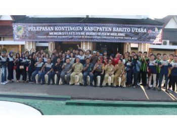 Kontingen Barito Utara ikuti festival budaya Kalteng