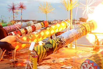 Akibat bermain meriam spiritus, wajah bocah terbakar