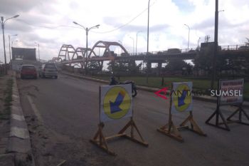 Jembatan Musi II ditutup hingga Jumat 11 Mei 2018