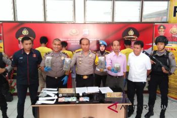 Jelang Ramadhan Polres Pariaman amankan empat kilogram ganja (video)