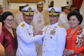 Panglima: perlu penguatan organisasi TNI-AL jaga kedaulatan negara