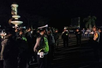 Cegah  kriminalitas Polres dan Kodim Waykanan patroli bersama