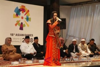 Rara dikukuhkan  Gubernur Sumsel duta Asian Games 2018