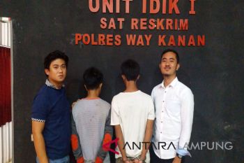 Tekab Polres Way Kanan tangkap buronan