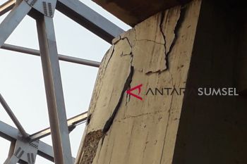 Perbaikan Jembatan Ogan tunggu pilar dari Jerman