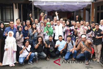 Wartawan kompak hadiri open house Lebaran Kapolda