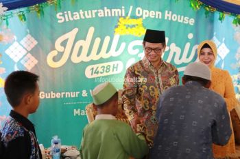 Open House Gubernur, Wagub dan Sekprov Disatukan