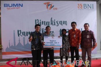 BNI berbagi bingkisan ramadhan, khusus warga kurang mampu