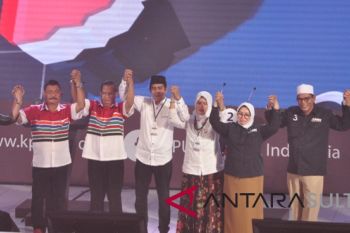 Debat publik 2  paslon Pilkada Pulpis berlangsung seru