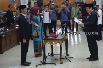 DPRD Sumsel gelar paripurna pelantikan dua anggota PAW