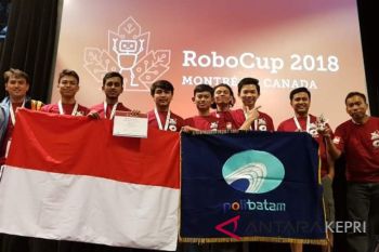 Tim Robotika Indonesia raih prestasi Robocup 2018