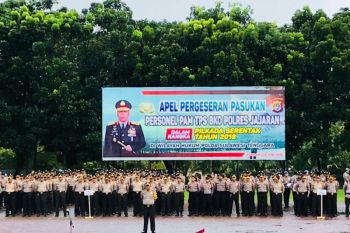 Amankan Pilkada,  Kepolisian kerahkan personel