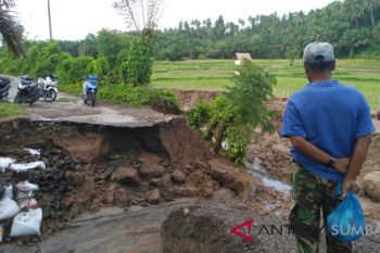 Jalan di Agam Terban Akibat Banjir