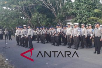 Ratusan personil Polda amankan Pilkada Minahasa Tenggara
