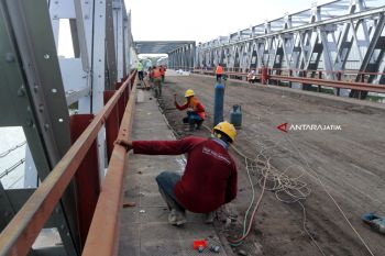 Jembatan Widang Selesai Diperbaiki
