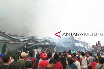 Lebaran ke-5 pasar di Palangka Raya terbakar