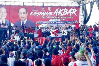 Arton beri dukungan penuh paslon LOTO di Pilkada Gumas