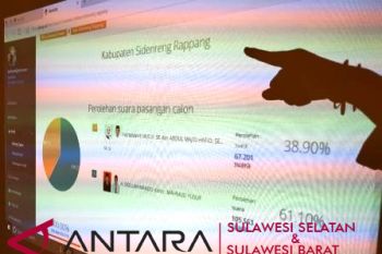 Rekapitulasi KPU Pilkada Sidrap pasangan DOAmu unggul