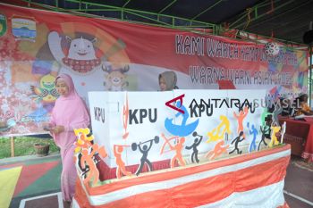 TPS unik bernuansa Asian Games di Palembang