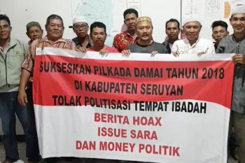 Paslon Yulhaidir-Iswanti tolak berita hoax dan isu SARA di Pilkada Seruyan [VIDEO]