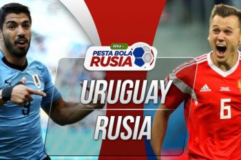 Siapa yang terbaik di grup A antara Uruguay vs Rusia