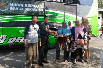 Pemudik manfaatkan layanan balik bareng TNI