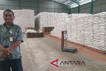 Stok beras Bulog Sulteng masih memadai