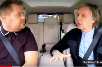James Corden menangis berkendara keliling liverpol bersama Paul McCartney
