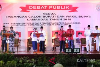 KPU Lamandau fasilitasi paslon debat publik putaran terakhir