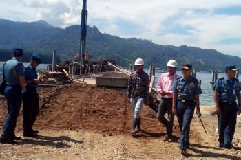 Pembangunan dermaga kapal perang di Bungus hampir rampung