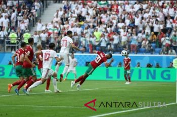 Iran tekuk Maroko 1-0 berkat gol bunuh diri di ujung laga