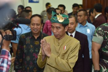 Presiden Jokowi di Bali sosialisasikan PPh-buka PKB