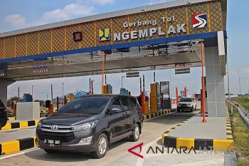 Arus kendaraan di Tol Ngemplak meningkat