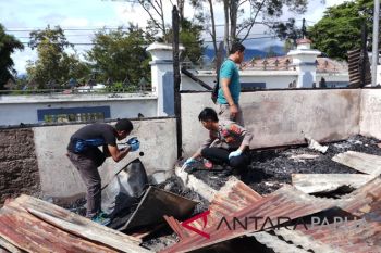 Polisi Jayawijaya menduga gudang arsip dibakar koruptor