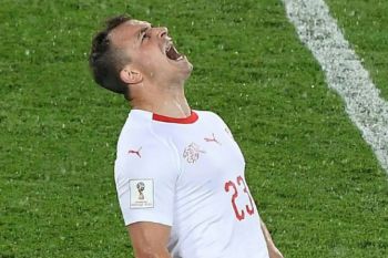 Menteri Swiss dukung selebrasi gol Xhaka-Shaqiri