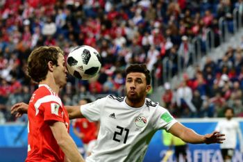 Rusia pimpin grup A berkat menang 3-1 atas Mesir